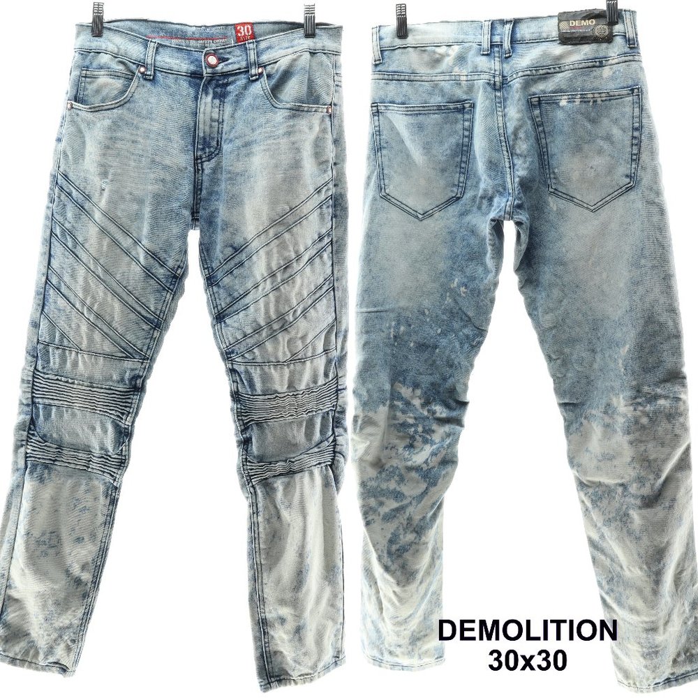 Demolition Acid Washed Jeans • Men's Size 30x30